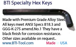 Specialty Hex L-Keys