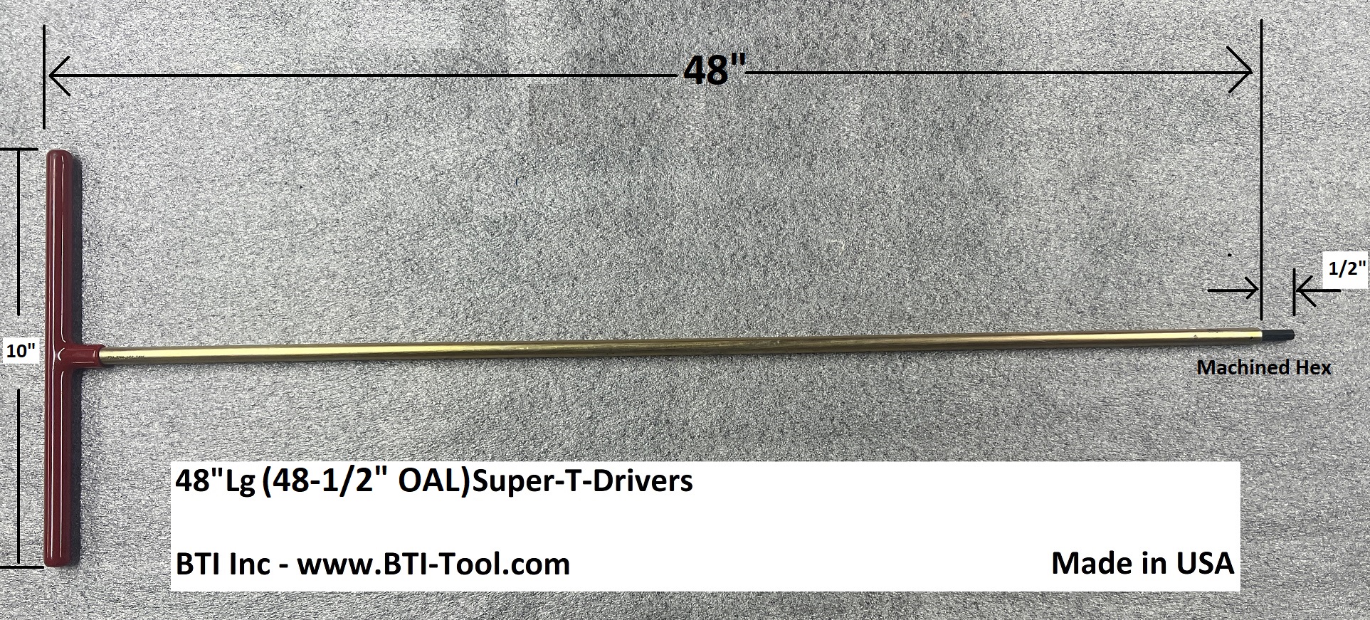Products :: Hand Tools :: SUPER-T-DRIVER 48in.Lg. 5/16 HEX