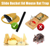 Reusable Plastic Smart Mouse Trap Flip N Slide Bucket Lid Mouse Rat Trap Mouse trap Humane Or LethalTrap Door StyleMulti Catc