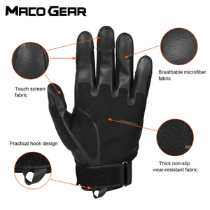 Touch Screen Hard Knuckle Tactical Gloves PU Leather Army Military Combat Airsoft Outdoor Sport Cycling Paintball Hunting Swat